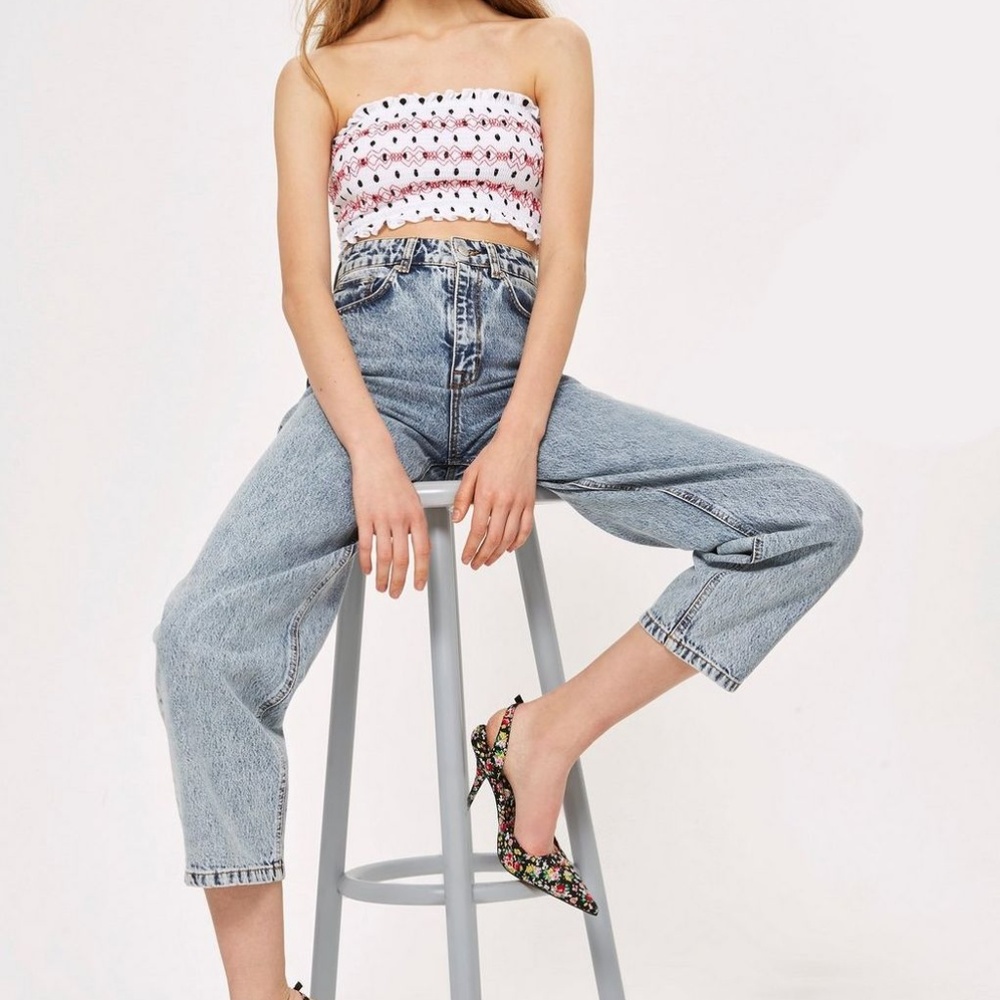 🌟NWT🌟 TOPSHOP Spotty Bandeau Top